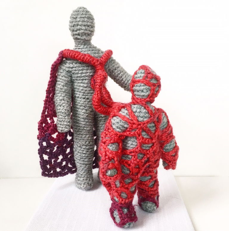 Textile sculpture. Photo courtesy of Kat Singer.