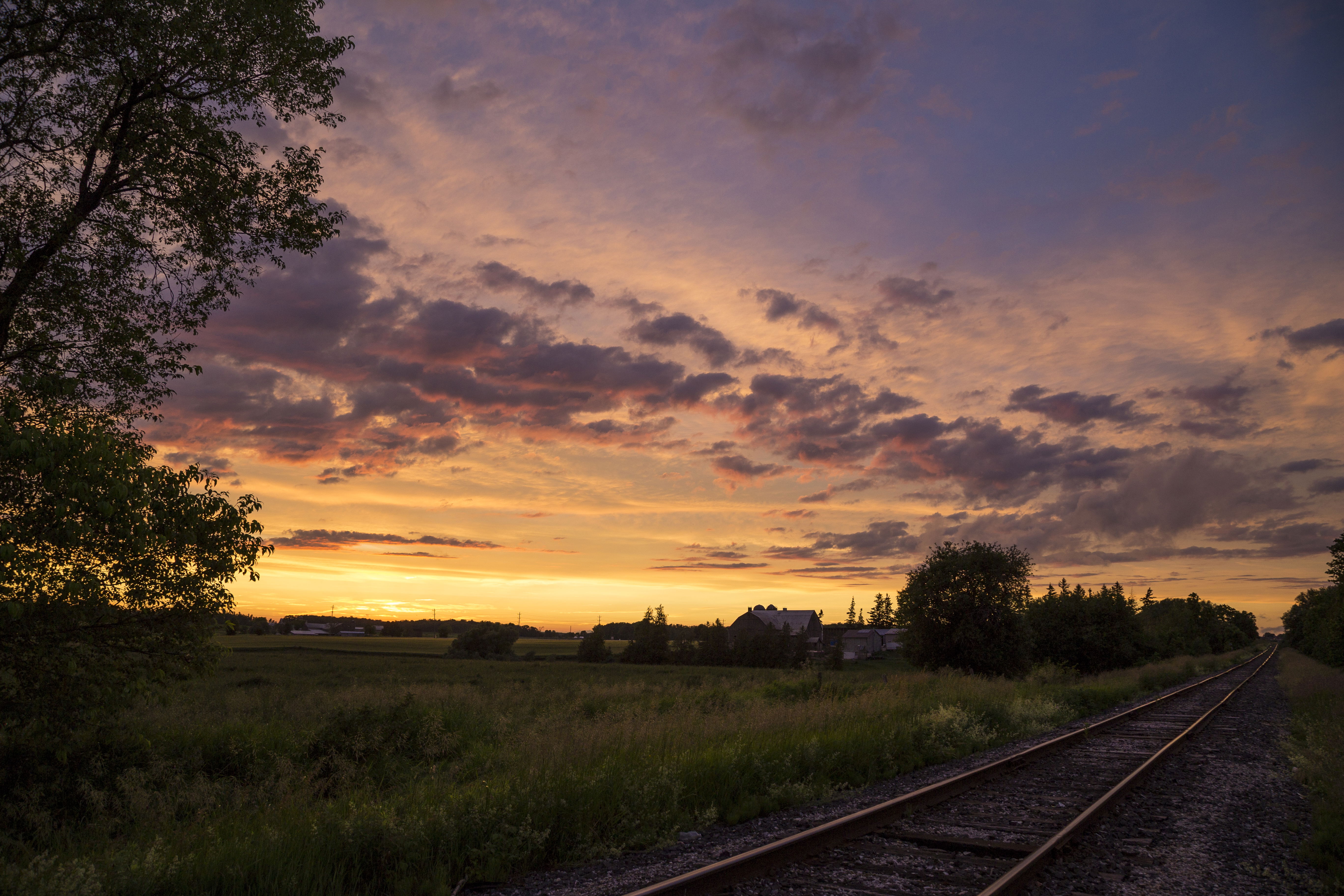 Sunset in St. Jacobs