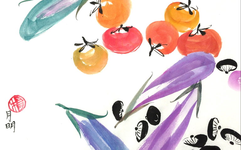 The image is able to inspire the public a better concept of The Art of Agriculture.  Original painting by Ming Yeung.