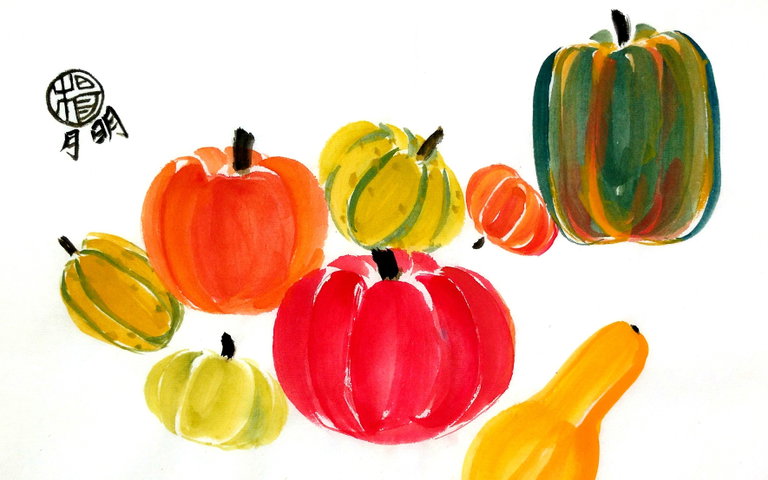 The image is able to inspire the public a better concept of The Art of Agriculture.  Original painting by Ming Yeung.