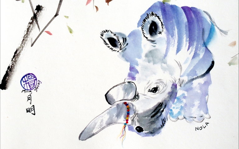 Artist: Ming Yeung, Year of work: 2015, Medium: watercolor on rice paper