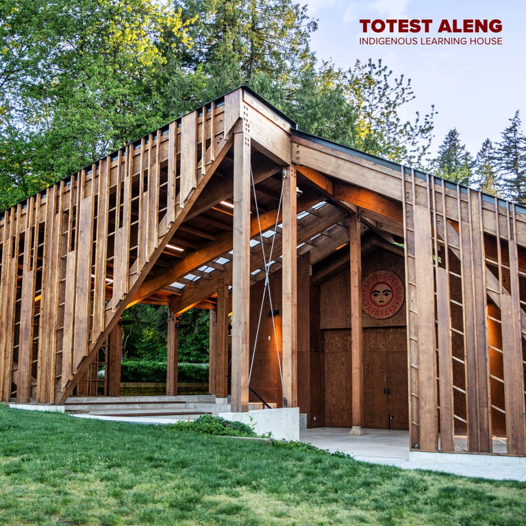 A wooden building