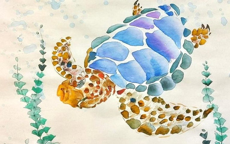 watercolor on rice paper