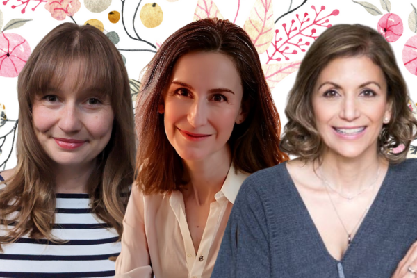 Headshots of Kate Jenks-Landry, Jennifer Harris and Anita Yasuda