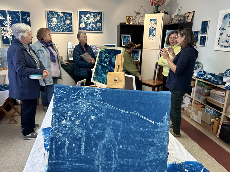Christine Kashuba Cyanotypes