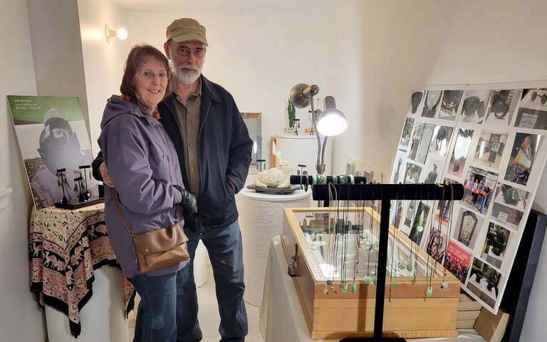 Deborah Wilson First Friday visitors