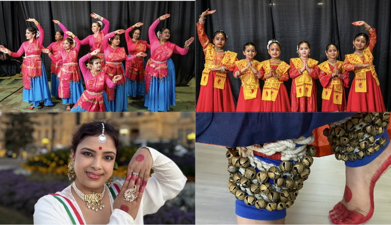 classical dance kathak dress The Art of Storytelling through Indian Dance: Workshop with Debarati Ghosh Basu and freedom of movement micro-tiles kathak dress and makeup Color:Black and white Throwback Outfits | Tommy