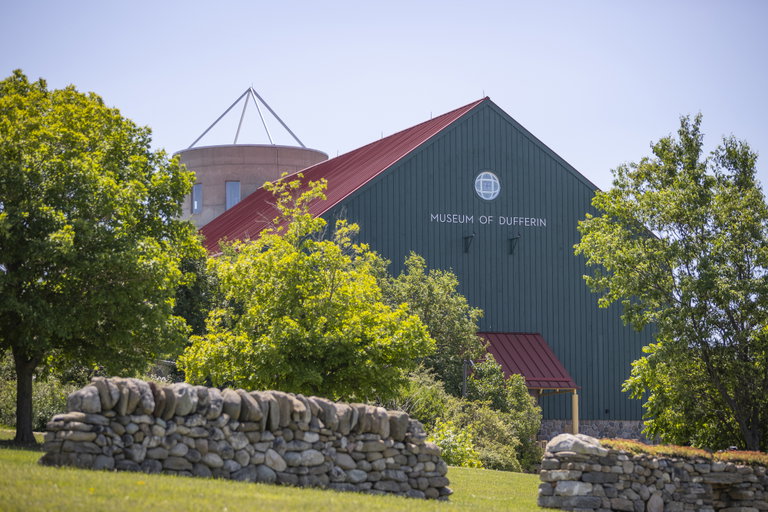 Exterior photo of the Museum of Dufferin