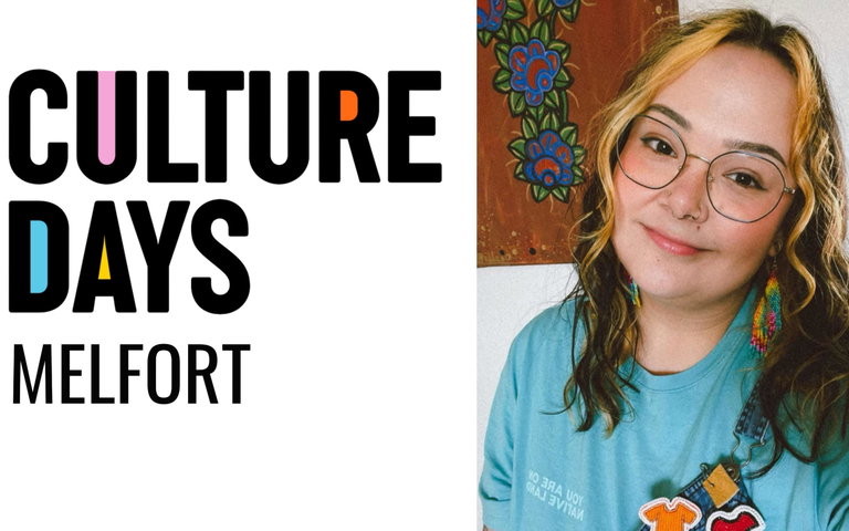 Culture Days logo with photo of workshop leader