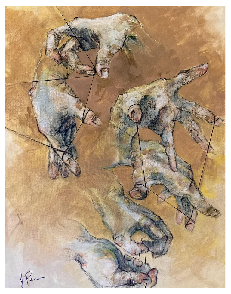 drawing of hands