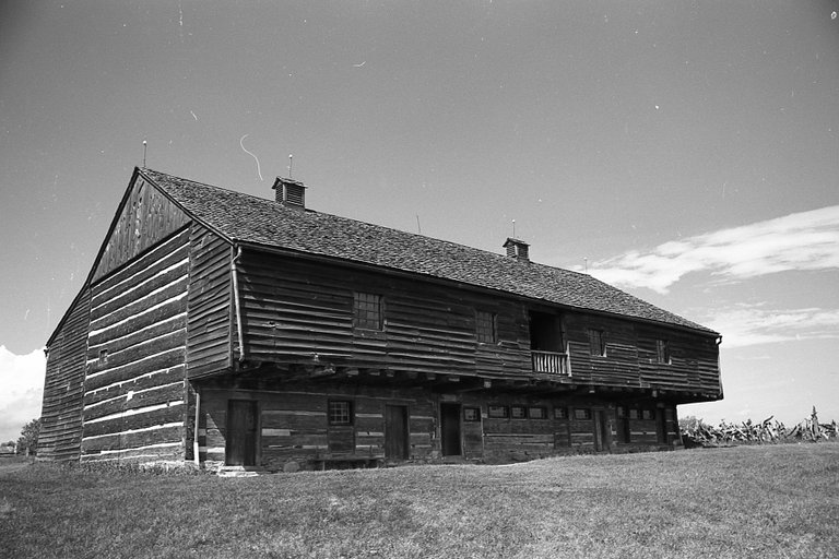 Exterior image of the Dalziel Barn circa 1960 - 1970