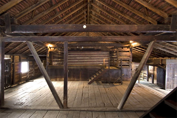 Interior image of the Dalziel Barn