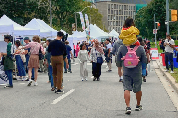 The crowd at The Word On The Street's 2024 festival.