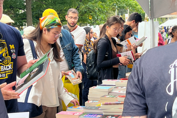 People shopping for books at The Word On The Street.