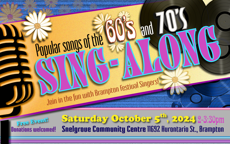 Join in the fun with the Brampton Festival Singers choir