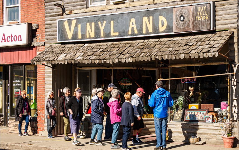 Exterior of Vinyland in