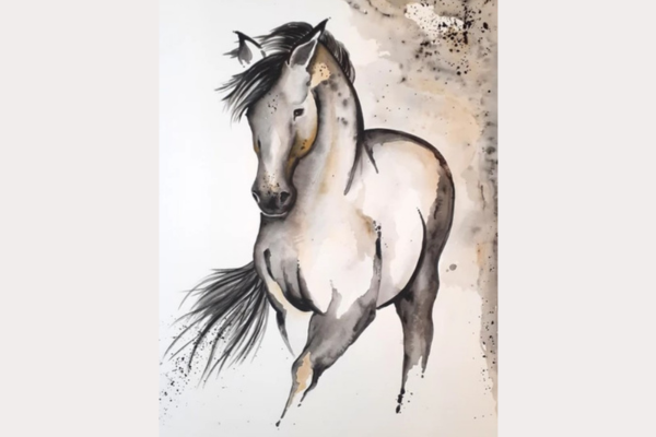 Illustration of a horse