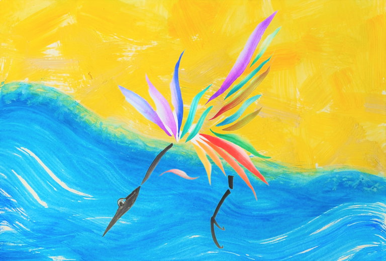 watercolor on multimedia paper, Artist: Ming Yeung,   Year of work: 2023
