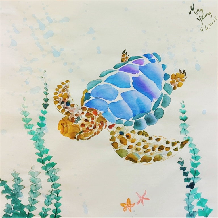 Artist: Ming Yeung, Year of work: 2023, Medium: Watercolor on rice paper