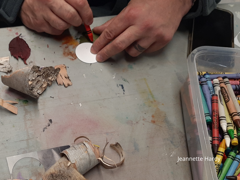 Fabrication d'un macaron à partir de matériaux recyclés