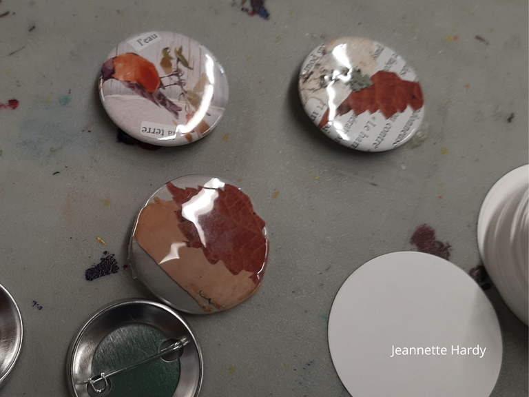 Fabrication d'un macaron à partir de matériaux recyclés