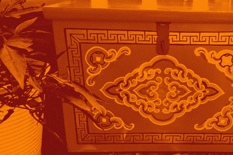 Image of a Mongolian herder's storage chest