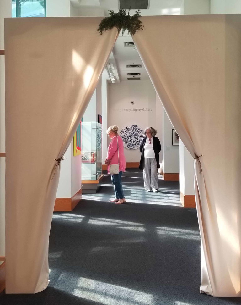 True to Place: stímetstexw tel xéltel - entry portal to exhibition