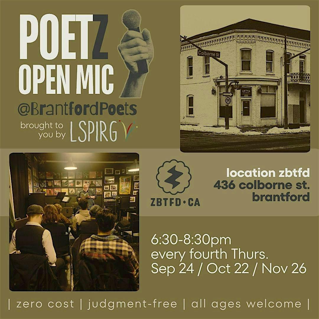 poetZ open mic at zbtfd | Culture Days 2026