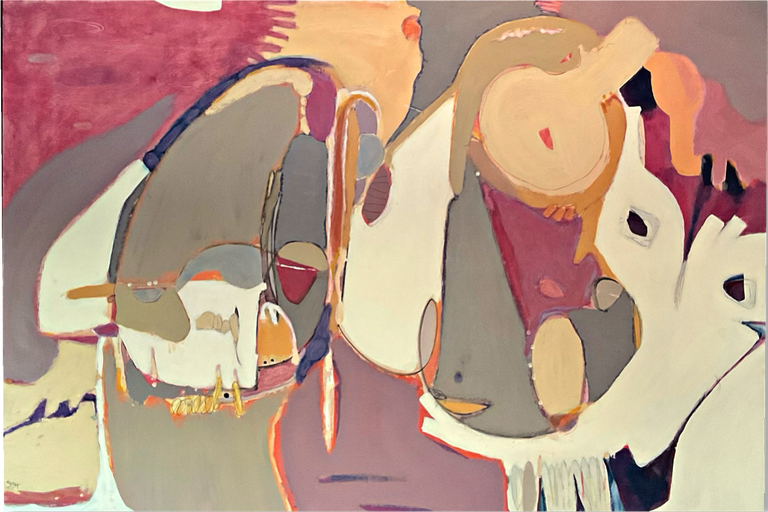 Abstract painting by Ellen Brandson