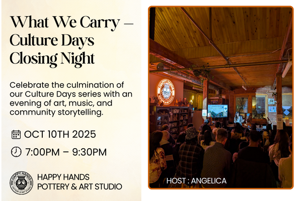 What We Carry — Culture Days Closing Night