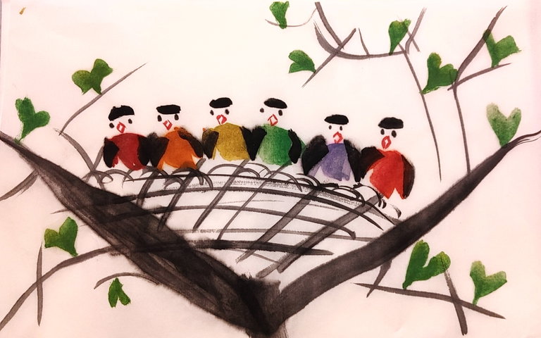 Created by a student in City Centre Community Centre 2022.  Photo taken by Ming Yeung