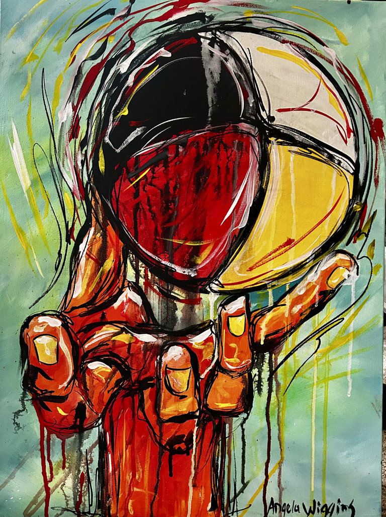 A painting by Angela Wiggins