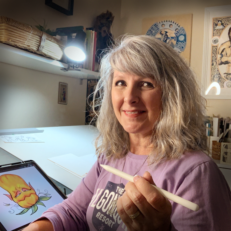 Digital portrait and sketch artist Linda laforge