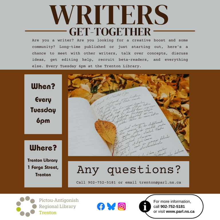 a note book with elegant handwriting open on a bed of yellow fall leaves, and one golden leaf is gently resting on the open page